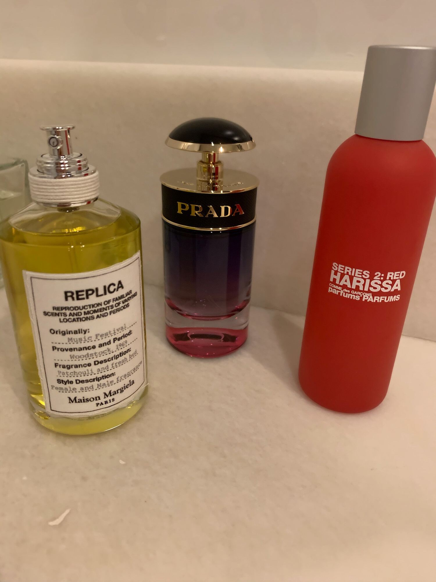 candy lotion prada